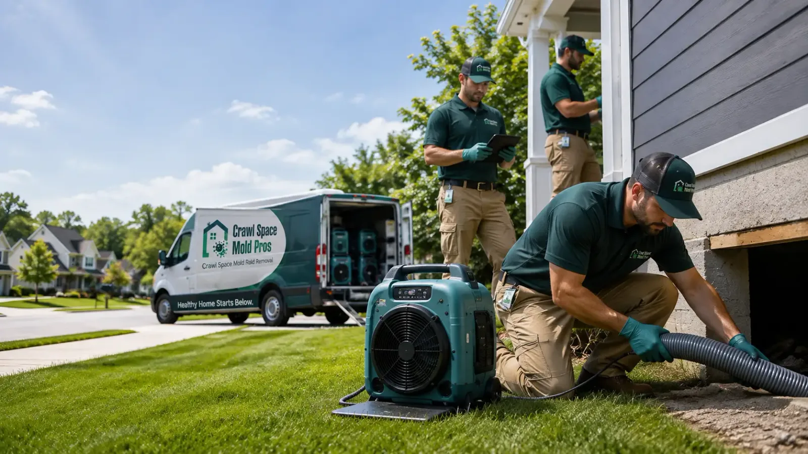 Crawl Space Mold Removal in Augusta, IL